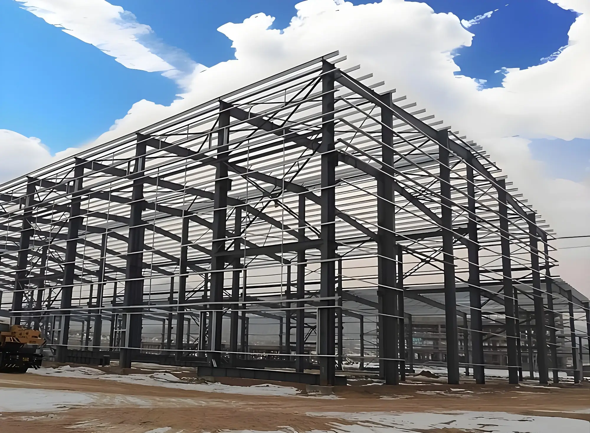 Industrial steel structure
